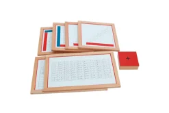 Addition Working Charts 1, 2, 3 & Blank and Wooden Stand