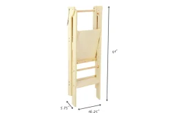 Adjustable Natural Fold N' Store Learning Tower