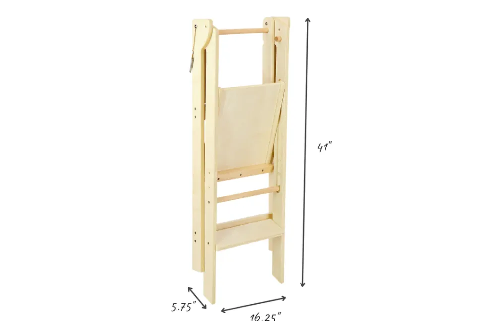 Adjustable Natural Fold N' Store Learning Tower