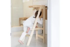 Adjustable Natural Fold N' Store Learning Tower