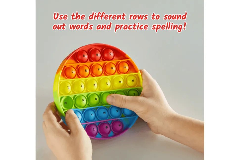Alphabet Sensory Bubble Popper