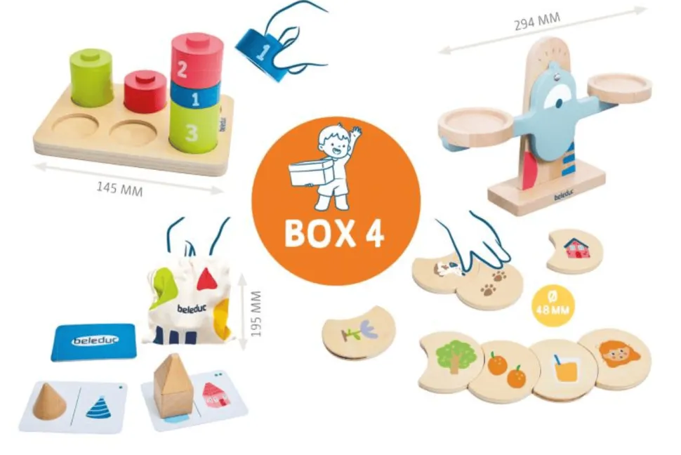 Beleduc Curious Tots Box 4: 30 - 36 Months