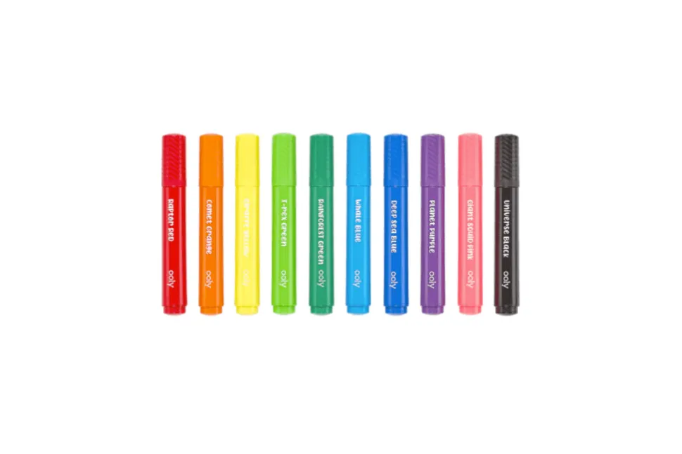 Big Bright Brush Markers (Set of 10) by Ooly