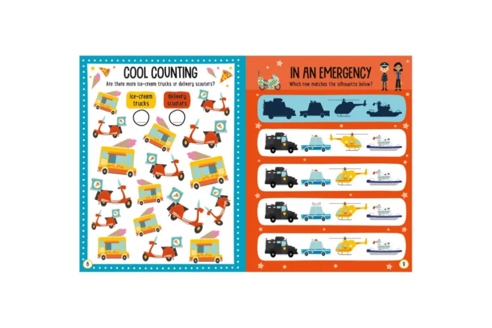 Big Trucks Activity Book