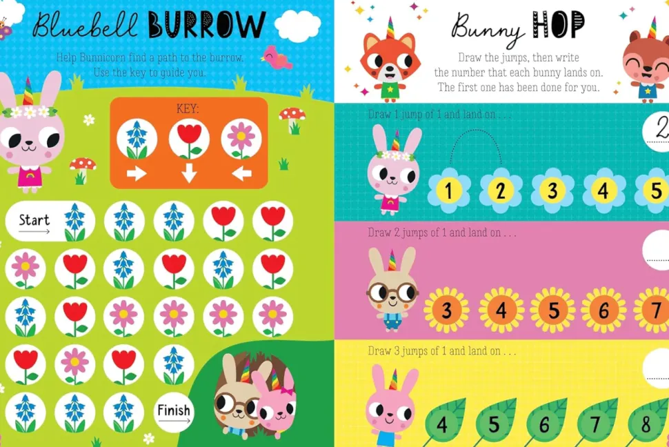 Bunnicorn and Friends Activity Book