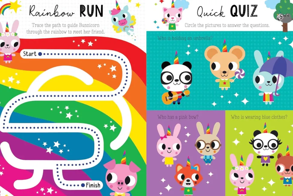 Bunnicorn and Friends Activity Book