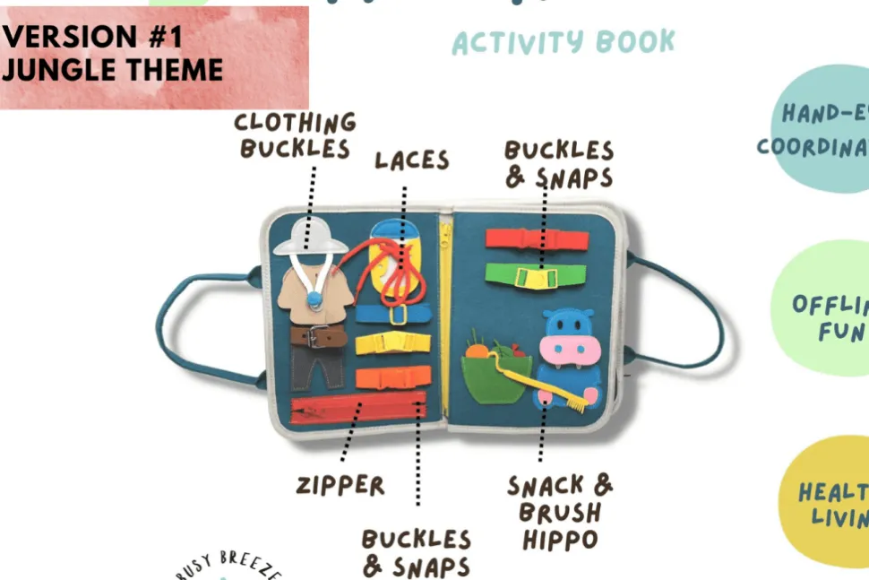 Busy Book - Felt Activity Book