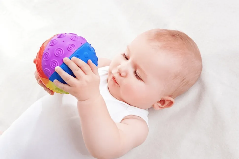 Caaocho Rainbow Sensory Ball - Made from Natural Rubber