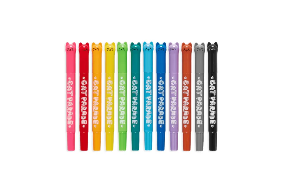 Cat Parade Watercolour Gel Crayons (Set of 12)