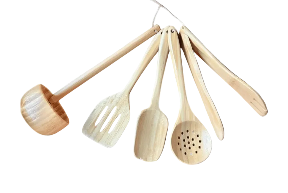 Children’s Bamboo Utensil Set | 5 Piece