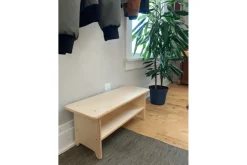 Children's Front Entryway Bench With Shoe Storage