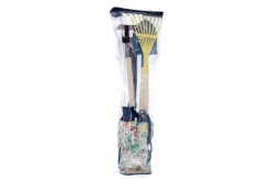 Children's Garden Tool Set (Rake, Hoe, Shovel, and Gloves)