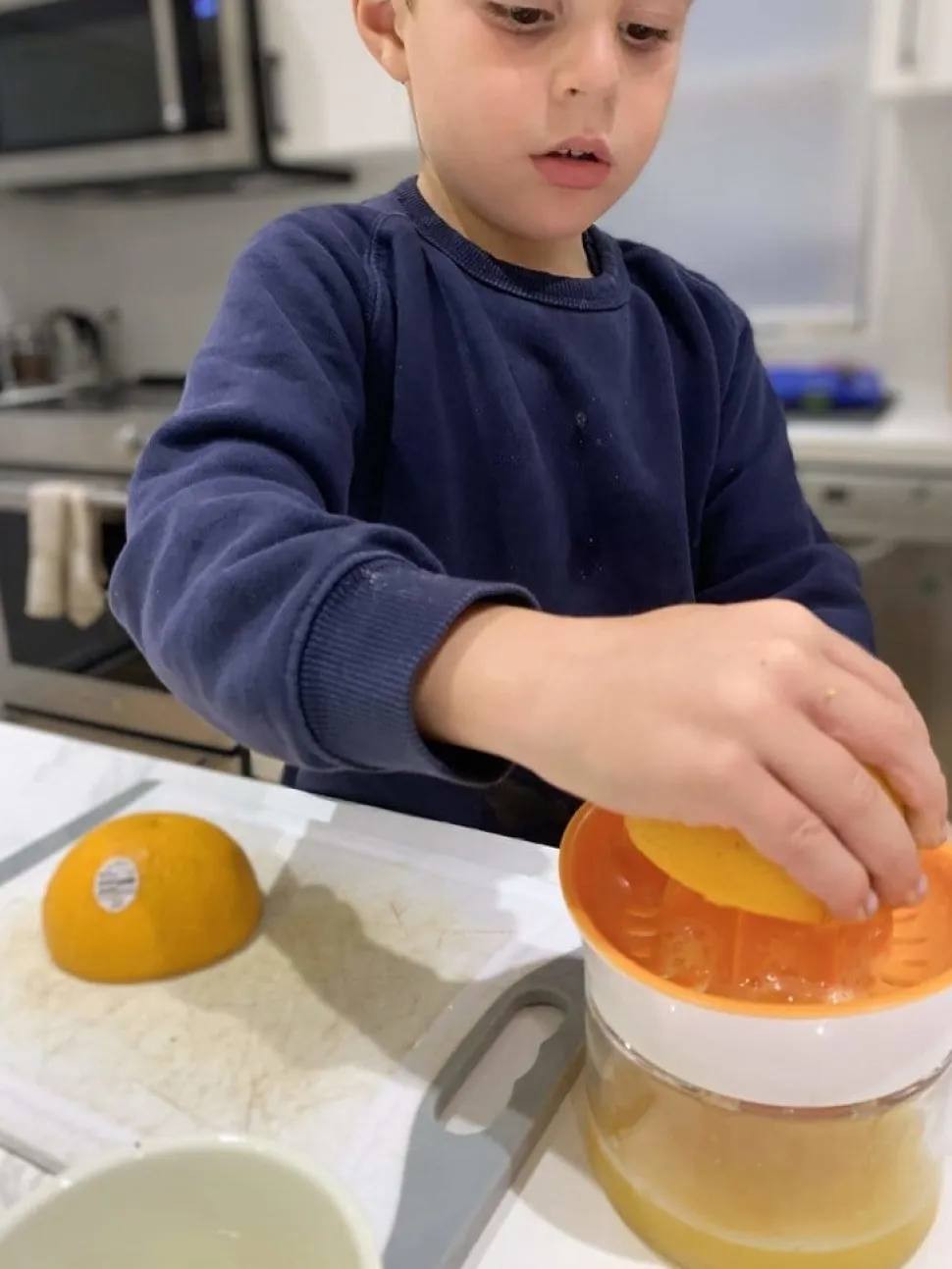Citrus Juicer and Glass