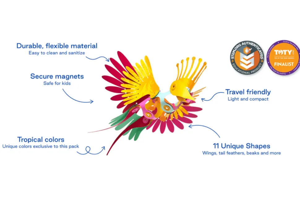Clixo - Tropical Birds Pack (22pcs)