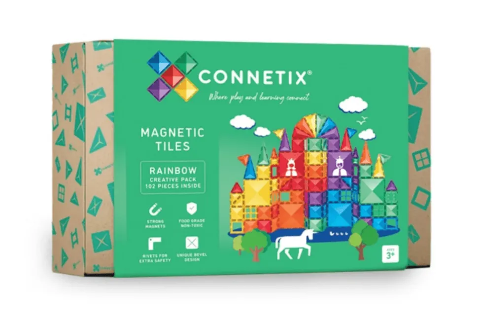 Connetix Tiles Rainbow Creative Pack 102 pc