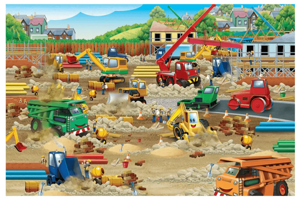 Construction Zone (Floor Puzzle 35pc)