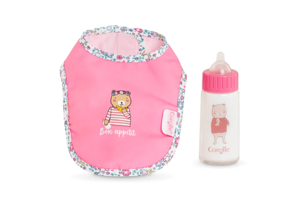 Corolle Bib and Magic Bottle
