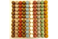 Counting Board with Felt Balls (2cm)