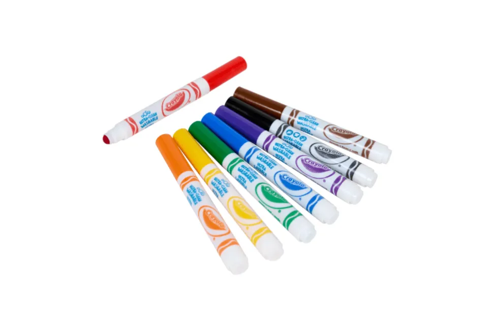 Crayola Toddler Markers with Gumball Tip (8 Pack)