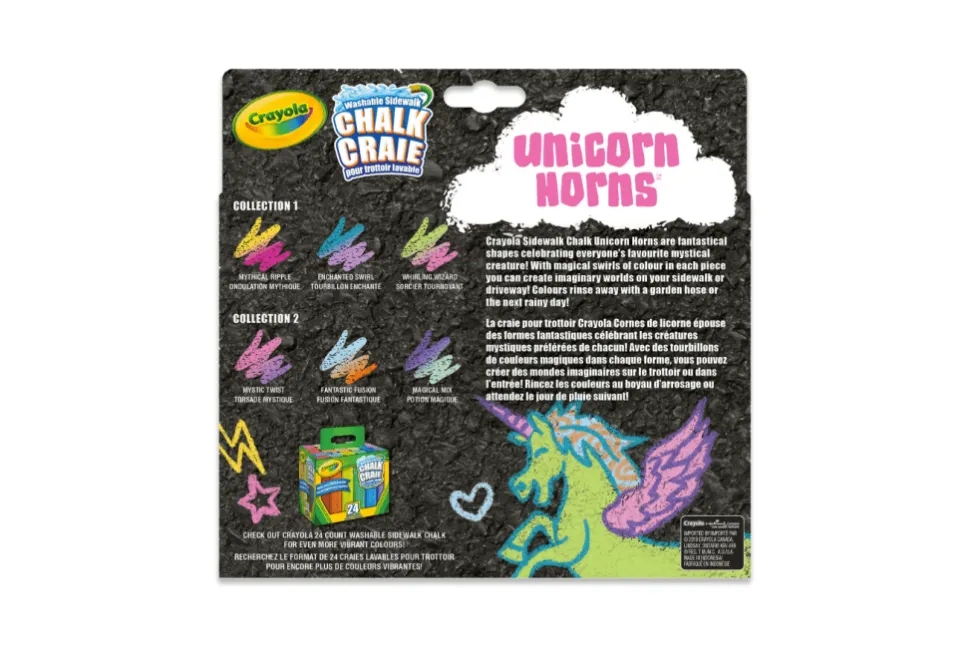 Crayola Unicorn Sidewalk Chalk (3 Count)