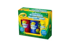 Crayola Washable Fingerpaint, 3 Bottles
