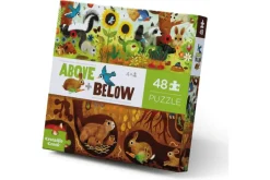 Crocodile Creek Above & Below Backyard Discovery Puzzle - 48 Pieces, Ages 4-6