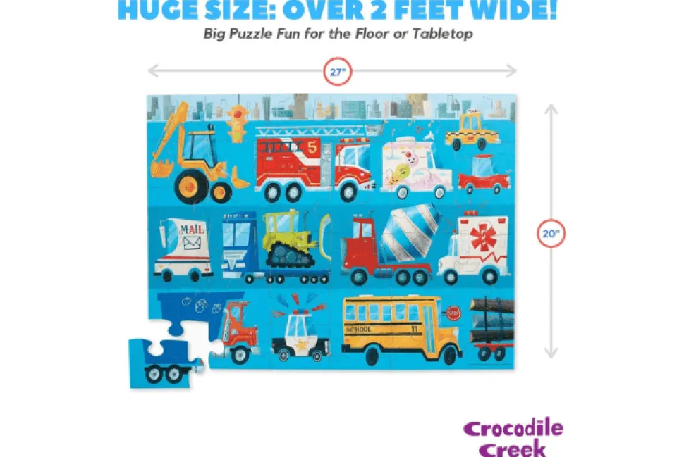 Crocodile Creek Vehicles Puzzle