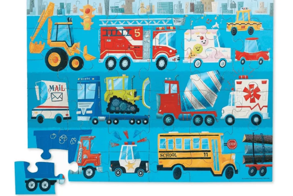 Crocodile Creek Vehicles Puzzle