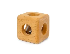 Cube with Bell Rattle