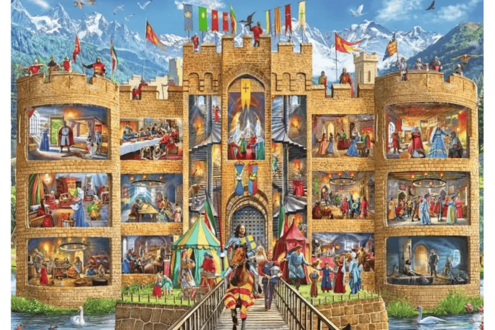 Cutaway Castle 150 Piece Puzzle