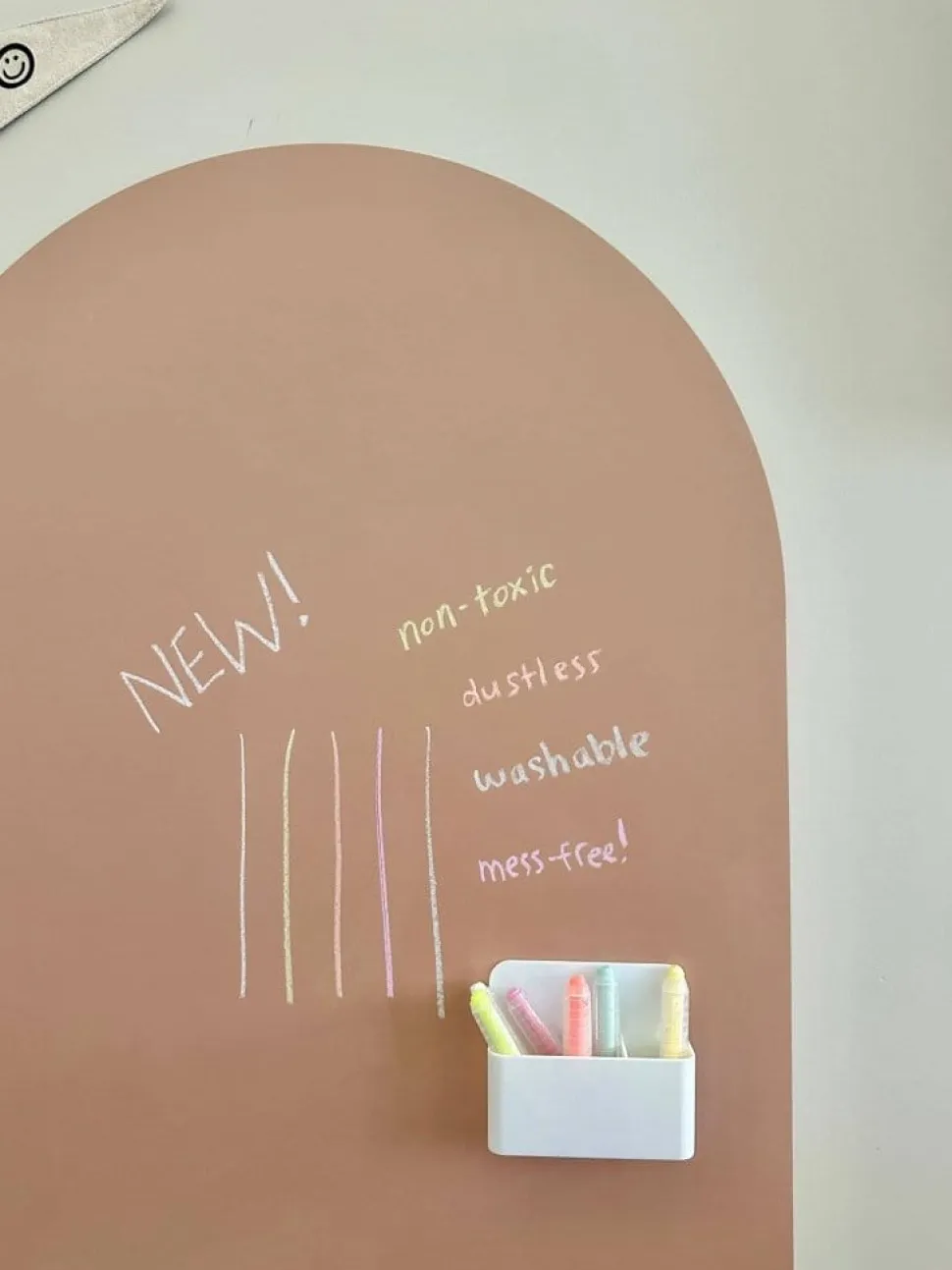Dustless Chalk Crayons + Magnetic Holder Bundle for Magic Playwall