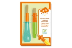 3 Easy-Grip Paintbrushes