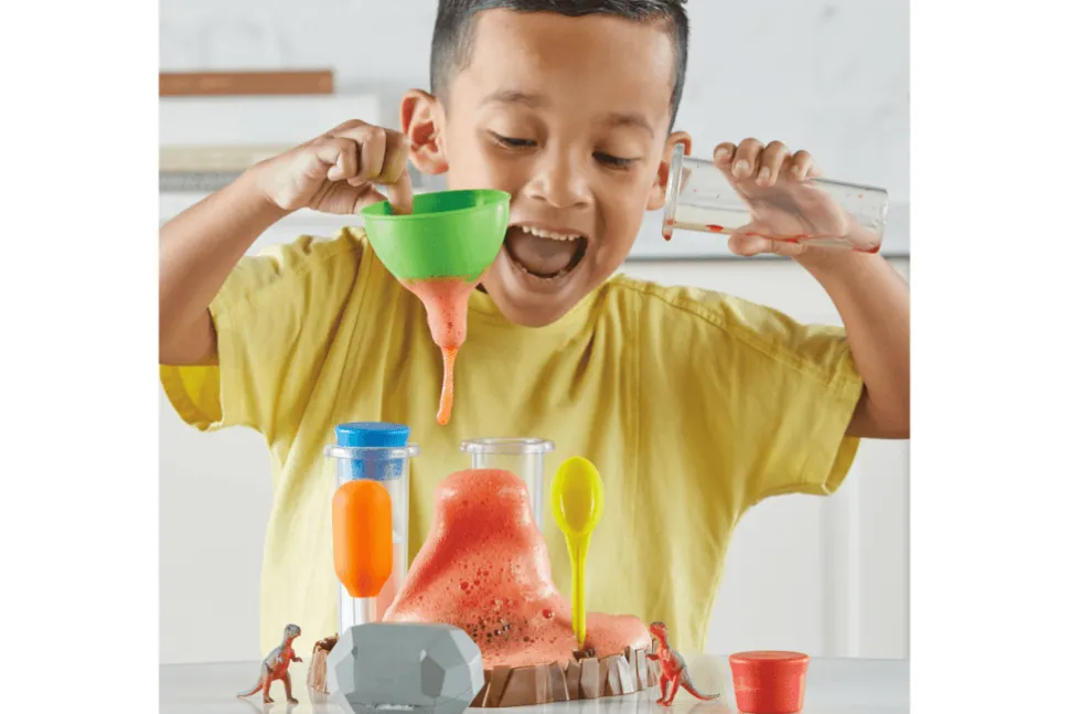 Fizzy Volcano Preschool Lab