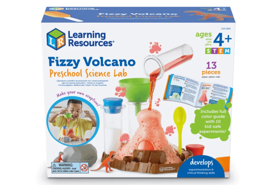 Fizzy Volcano Preschool Lab