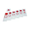 GAM - Geometric Form Cards: Red & White