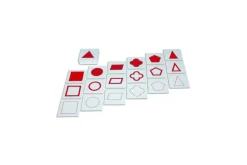 GAM - Geometric Form Cards: Red & White