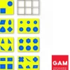 GAM - Geometric Insets: Blue & Yellow