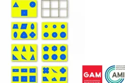 GAM - Geometric Insets: Blue & Yellow