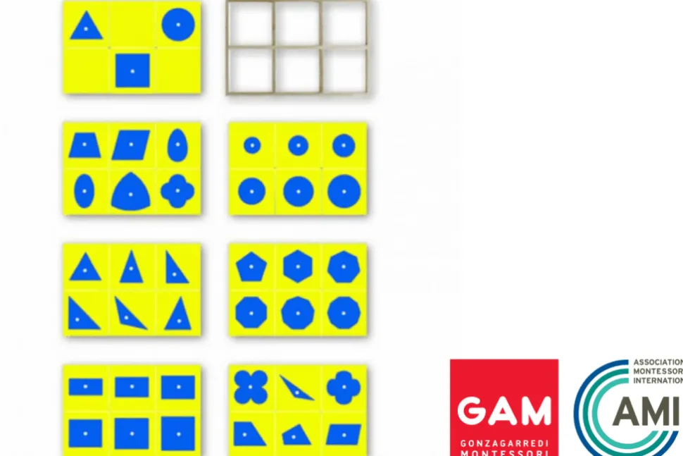 GAM - Geometric Insets: Blue & Yellow
