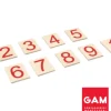 GAM - Printed Numerals & Storage Box