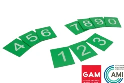 GAM - Sandpaper Numerals & Storage Box