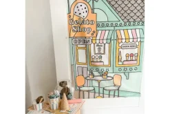 Gelato Shop Fabric Play Scene