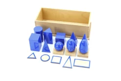 Geometric Solids with Plane Figures and Box