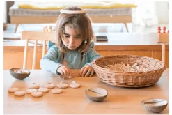 Grapat Wooden Coins to Count - 60 pcs
