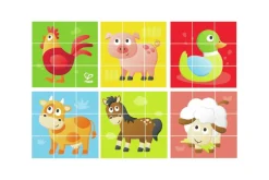 Hape Farm Wooden Puzzle Blocks