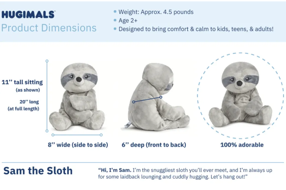 Hugimals - Sam the Sloth