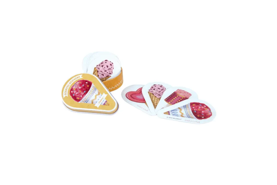 Ice Cream Sticker Tin