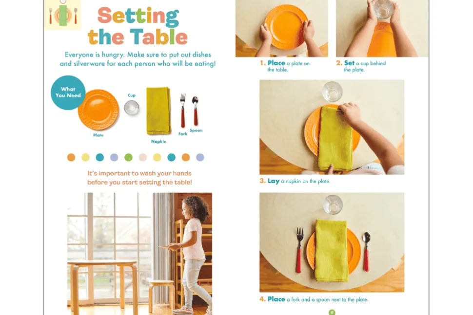 I Help at Home!: I Can Clean My Room, Fold Laundry, Set the Table, and More: Montessori Life Skills