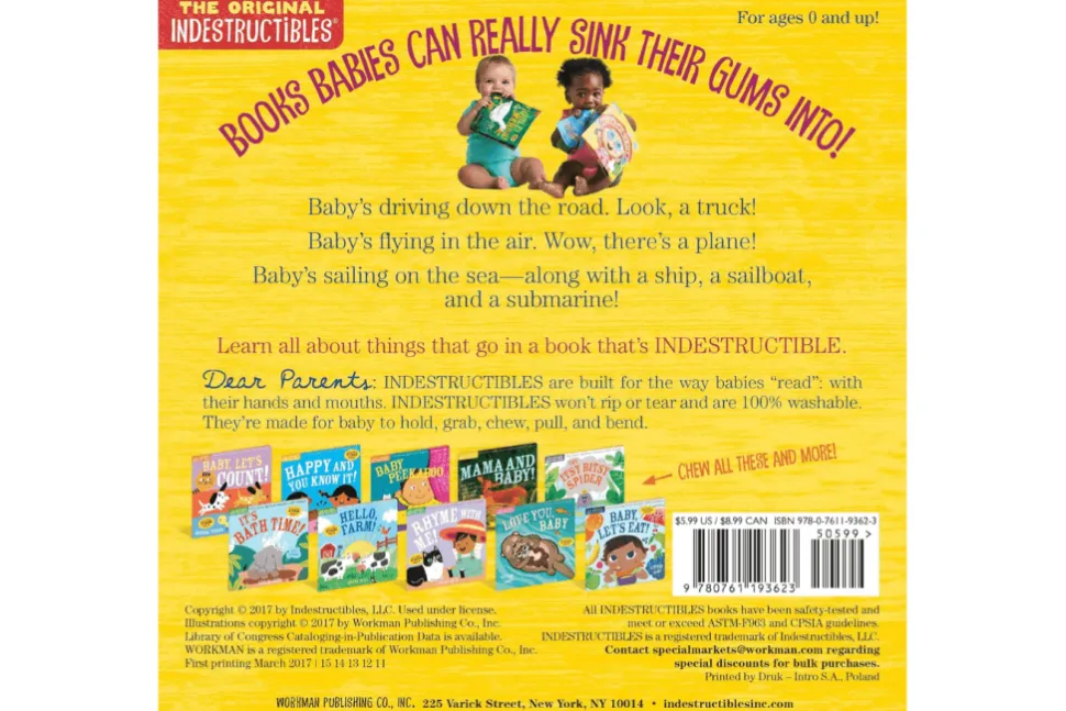 Indestructibles: Things That Go!