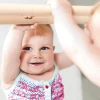 Infant Toddler Mirror with Wooden Bar